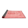 thumbnail image 2 of Ahgly Company Indoor Round Abstract Red Modern Area Rugs, 6' Round, 2 of 4