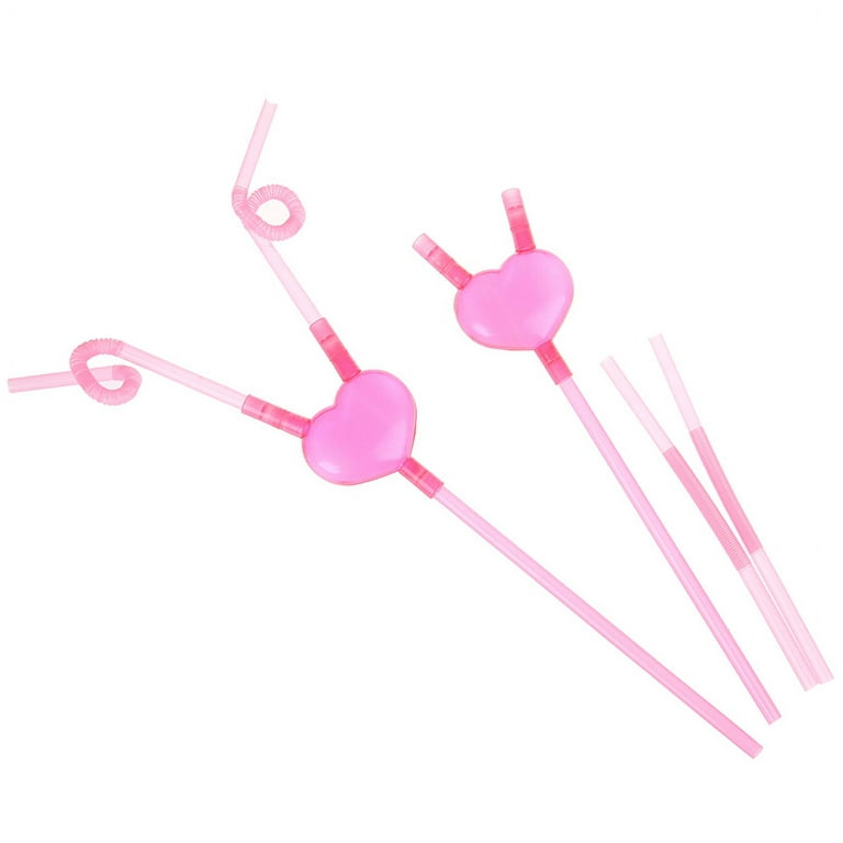 Stainless Steel Heart Straw (Pink) – Forked Again
