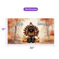 thumbnail image 5 of Happy Thanksgiving Portuguese Water Dog Turkey Costume Pumpkins Autumn Leaves Doormat PWD Portie Fishing Dog Lover Indoor Outdoor Welcome Mat - 130144, 5 of 5