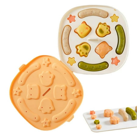 

Tohuu Silicone Sausage Mold Silicone Food Mold Food Freezer Tray Non-Stick Food Grade Hot Dog Mold for Ice Cube Egg Sausage Baby s Supplementary Mold nearby