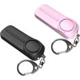 thumbnail image 1 of 2 llaveros de sirena de seguridad con alarma fuerte para protección de mujeres, dispositivo de alerta personal Safesound de autodefensa con luz LED, emergencia de 130 dB, 1 of 5