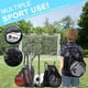 thumbnail image 2 of Bolsa de fútbol con cordón para niños, mochila de baloncesto plegable, bolsa de gimnasio, mochila deportiva con bolsa de malla de pelota desmontable para voleibol, béisbol, yoga, negro Ormromra SM-222, 2 of 6