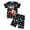 Black#F, variant on JCCXIN Boys Outfit Sets For Home Casual Comfortable Short Sleeve Tops And Shorts Combo 3 8 Classic Clothes Sets