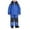 Blue, variant on Maqroz Kids One Piece Snowsuit Teen Girls Boys Waterproof Snow Suit High Visibility Ski Snowboard Jumpsuits Zip Up Winter Thicken Warm Overalls Toddler Snow Clothes with Hood Sizes 1T-15Y, Purple