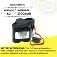 thumbnail image 6 of 10pc PLC Computer Backup Battery for Ge Fanuc 18T Series A98L-0031-0025, 6 of 7