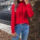 thumbnail image 1 of Ailaofu Sweaters for Women Long Sleeve Ribbed Knit Solid Color Turtleneck Fall Winter Pullover Sweaters, 1 of 6