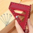 thumbnail image 4 of 3D Multi Angle Measuring Ruler 45/90 Degree High-Precision 3D Multi-Angle Measuring Ruler for Professional Woodworking, 4 of 5