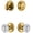 Lifetime Brass, variant on Grandeur 818134 Georgetown Solid Brass Single Cylinder Keyed Entry Knobset And Deadbolt