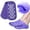 D, variant on Moisturizing Gel Socks Foot Care - Silicone Non Slip Heel Socks, Soft Feet Rough Skin, Chapped Foot Care Socks for Women & Men, Spa Dry Feet Hydration, Home Relaxation, Purple Makeup Organizers