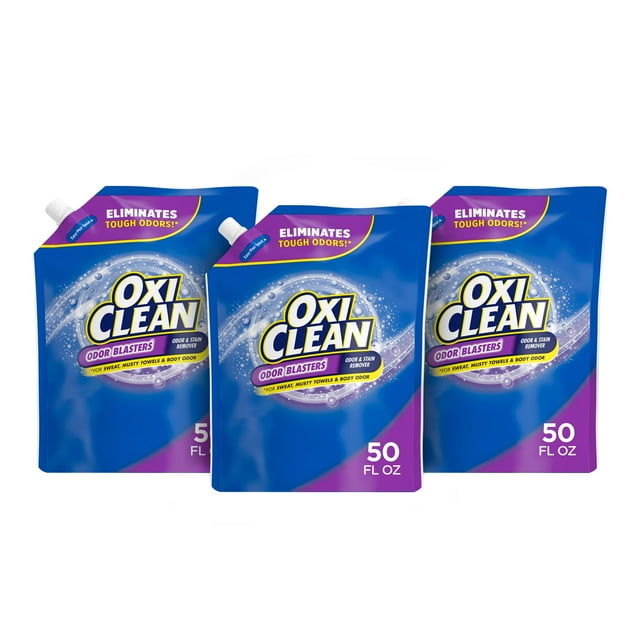 Eliminadores de olores Laundry Booster OxiClean, 1,5 L, paquete de 3