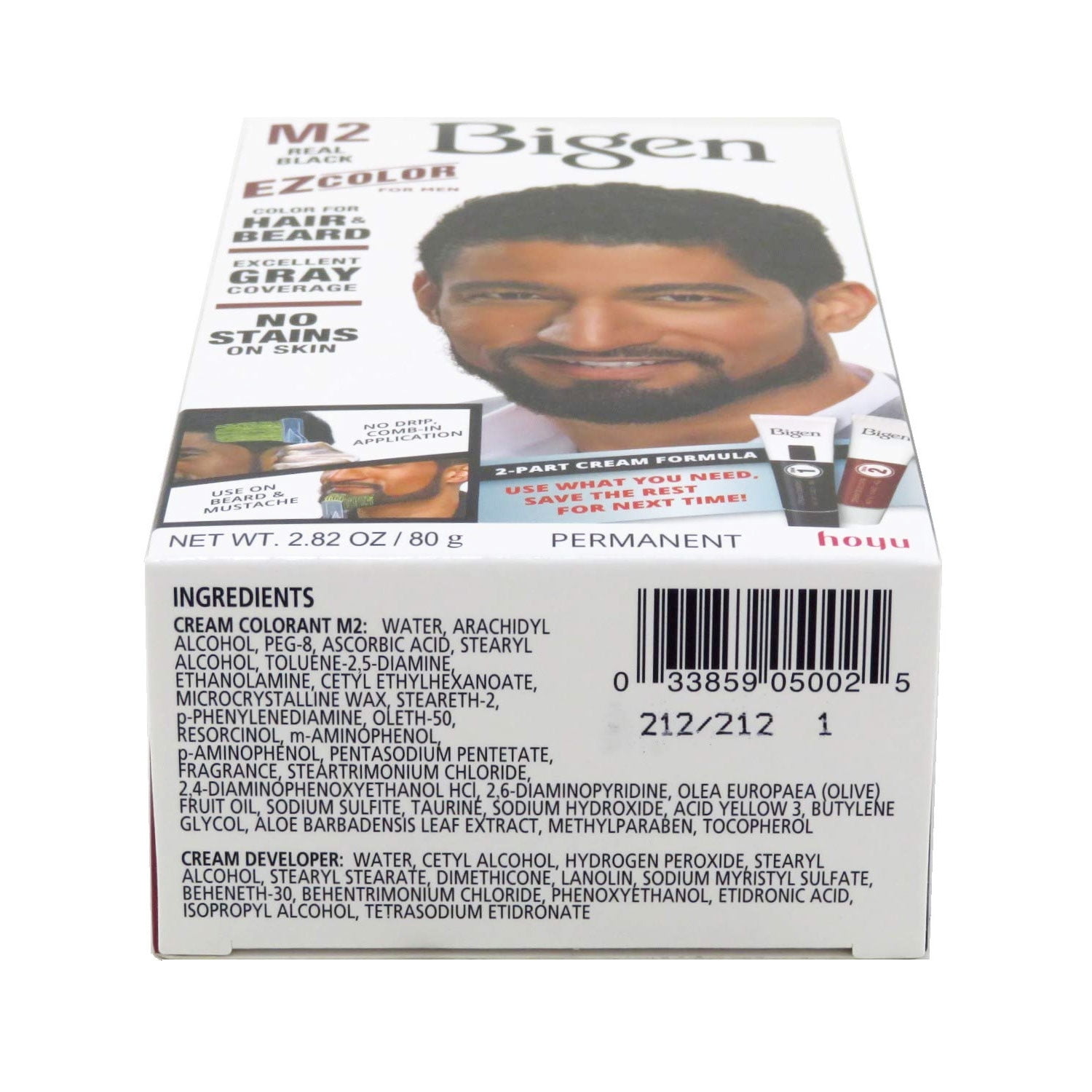 12 Pack Bigen EZ Hair Color (M2) Real Black