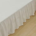thumbnail image 3 of Bed Skirt Full Size Ruffled Bed Skirt with Split Corners, Full Bed Skirts 22 Inch Drop with Platform, White, 22'' Full, 3 of 7