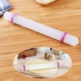 thumbnail image 4 of relayinert Non Stick Rolling Pin Decoration Fondant Baking Roller Cake White 13 Inch 1Set, 4 of 6