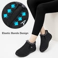 thumbnail image 4 of Ablanczoom Womens Snow Boots: No-slip Warm Fur Winter Woman Ankle Booties, 4 of 5
