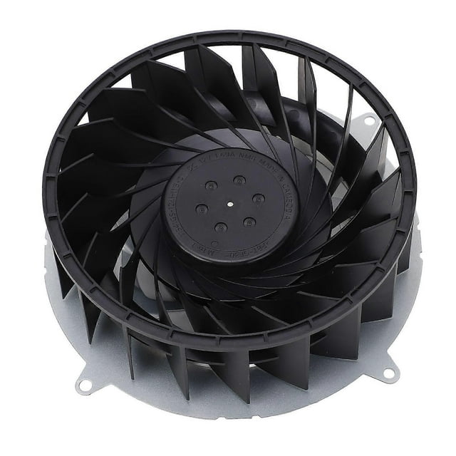 Internal Cooling Fan for PS5 Slim Console ABS Aluminium Alloy Efficient Heat Dissipation Quiet 19 Blade Replacement Cooler Fan