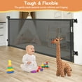 thumbnail image 4 of BEBANG Retractable Baby Gate 71" Extra Wide, 2 Installation Modes, Retractable Dog Gate for Doorways Stairs Hallways Indoor and Outdoor, Black, 4 of 9