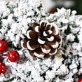 thumbnail image 4 of Corona navideña para puerta, adorno navideño, campana navideña, hecha a mano, artificial, Navidad, 4 of 4