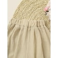 thumbnail image 5 of Nyeemya Infant Baby Girls Boys Soft Cotton Linen Shorts Bloomers Toddler Summer Breathable Loose Champagne 80, 5 of 7