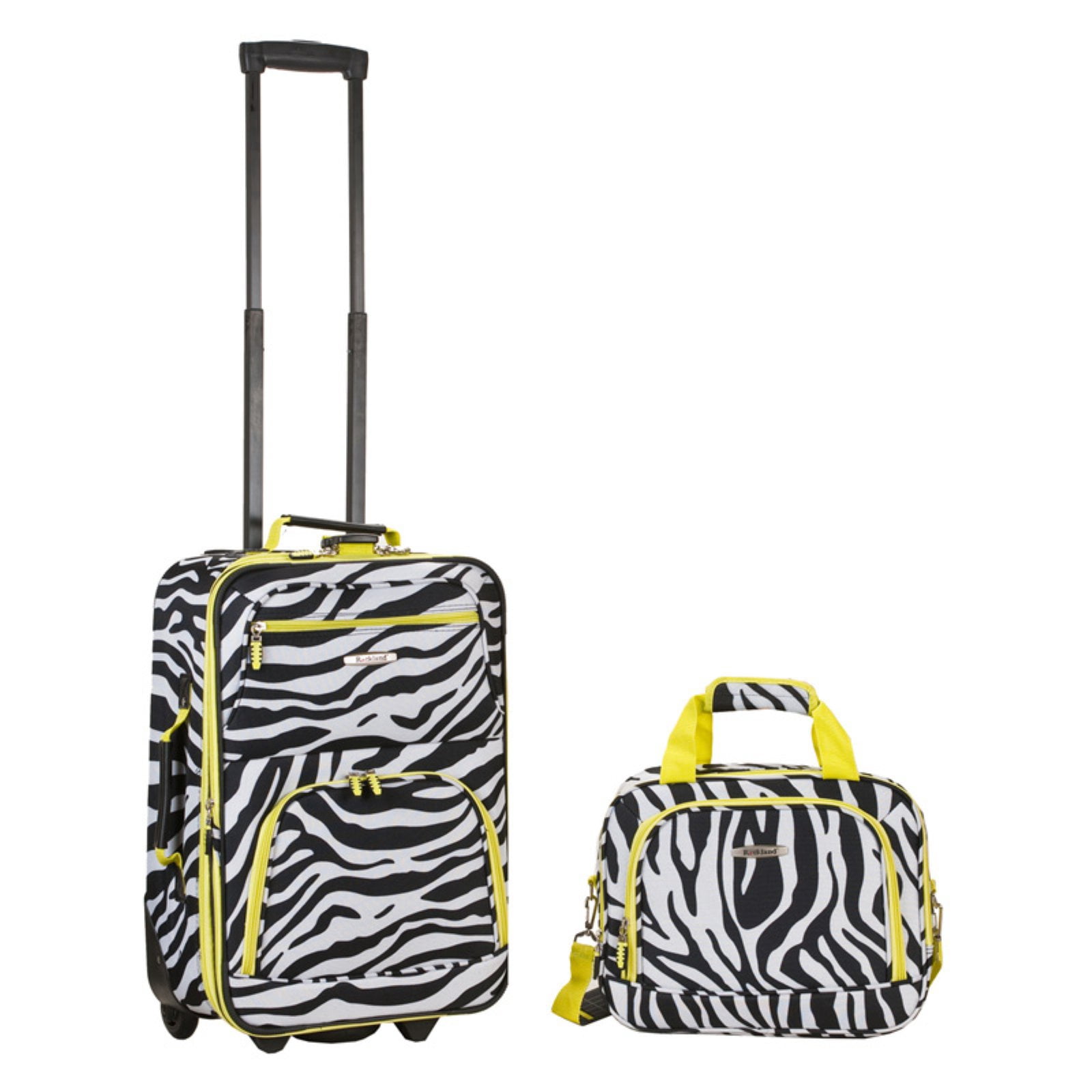 Rockland 2 Piece Luggage Set F102 13" x 7.5" x 19"; 12" x 11" x 5.5"