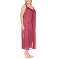 thumbnail image 3 of EZI Nightgowns for Women - Soft & Breathable Satin Night Gowns for Adult Women - Medium to Plus Size Womens Sleep Shirts - Long Mid-Length Nightgown, 3 of 9