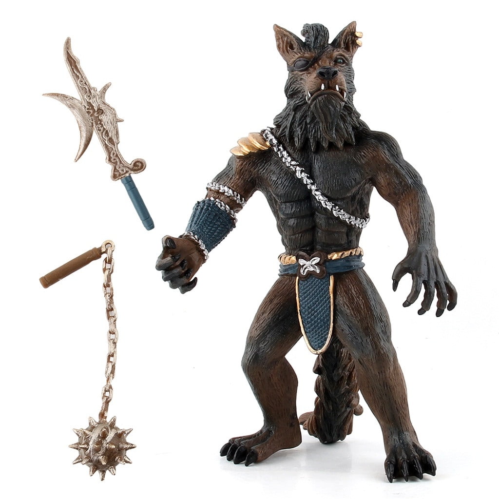 Garage Kits Educational Model Toy for Jungle Werewolf—Interactive Model Decoration for Collectors and Hobbyists One Size Brown