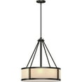 thumbnail image 2 of Volume Lighting  4-Light Indoor Antique Bronze Downrod Pendant - Antique Bronze, 2 of 2