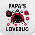 thumbnail image 4 of Inktastic Valentine's Day Papa's Lovebug Boys or Girls Baby Bib, 4 of 4
