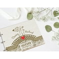 thumbnail image 5 of Darling Souvenir Personalized Engraved Laser Cut Wedding Guest Book Wooden Cover Sign-in Book Registry Guestbook Scrapbook-FW, 5 of 7