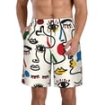 thumbnail image 1 of Fotbe Aabstract Eyes Trajes de Baño Estampados para Hombre, Shorts de Verano de Secado Rápido, Ropa de Playa, Bañadores-Medium, 1 of 6