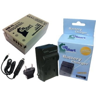 Canon PowerShot ELPH 100 HS Battery, Charger, Car Plug, EU Adapter