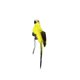 thumbnail image 1 of Loro de plumas de imitación, verde, decoración de jardín, pájaro, loro de acero dorado, pájaro, pájaro de plumas, clip de pájaro de espuma, decoración de pájaros, 1 of 8