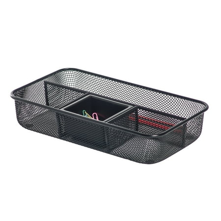 UPC: 0735854740375 | Brenton Studio™ Metro Mesh Small Drawer Organizer  Black