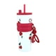 thumbnail image 1 of Vaso térmico de acero inoxidable, taza térmica, termo portátil, botella de agua Cereza roja, 1 of 9