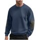 thumbnail image 2 of pstuiky camisa de manga larga para hombre, Sudadera con capucha y cuello redondo de manga larga con bloques de color para hombre salir tops l, 2 of 5