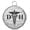Black, variant on Silver-tone Domed Black RDA - Gold Tone Joshua 1:9 Strong and Courageous Engraved Cross Charm Bracelet, 6.5+1.5" Extender