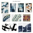 thumbnail image 6 of Kate and Laurel Sylvie Aqua Abstract 1 Framed Canvas Wall Art by Amy Lighthall, 23x33 White, Decorative Cool Blue Art Print for Wall, 6 of 8