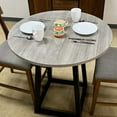 thumbnail image 4 of yeacher Nappe Ronde Transparente en PVC avec Cordon de Serrage - 48R (Convient aux Tables de 36-44 Pouces), 4 of 7