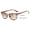 Tortoise, variant on Women Marble Print Tinted Progressive Reading SunGlasses - Zero Power On Top - No Bubble UV Reading Glasses +2.50