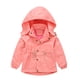 thumbnail image 1 of Gibobby Chamarra niñaAbrigo de invierno para niños y niñas con bolsillo, chaqueta con capucha, cremallera para niños pequeños, prendas de vestir a de vie(Rojo de la sandía, 2-3 Años), 1 of 4