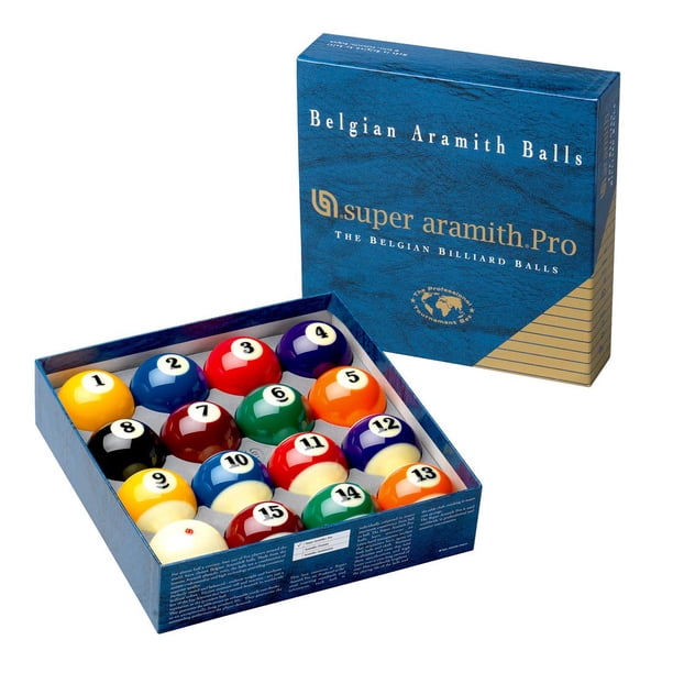 Juego de 16 Bolas de Billar Aramith Tamaño Reglamentario 57mm