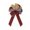 B, variant on Sunjoy Tech Christmas Bow Decor,Hand-Woven Plaid Bowknot,Wreath Bow Ornaments for Gift Box Wreath Xmas Tree Topper Front Door Wall