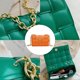 thumbnail image 3 of Bolso pequeño tejido de moda popular, bolso cuadrado pequeño simple Naranja, 3 of 5