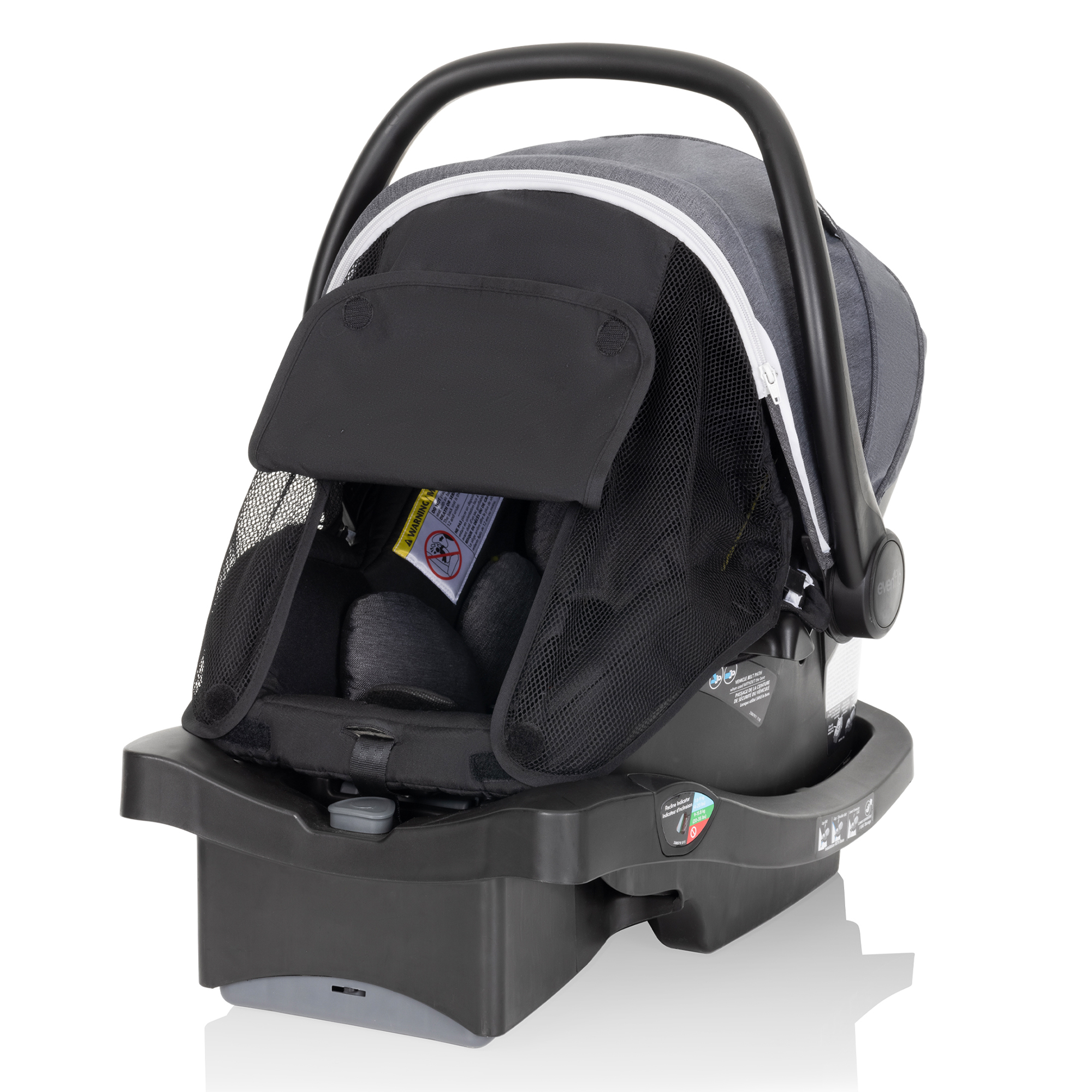 Pivot Vizor Travel System with LiteMax Infant Car Seat (Chasse Black)