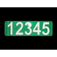 thumbnail image 3 of Curb-N-Sign Reflective 911 Address Sign for Mailbox, Single/Double Sided, Solid Aluminum, Custom and Pre-Drilled signs Horizontal/Vertical, 5 Year Warranty (Single Sided (Horizontal, Green), 3 of 9