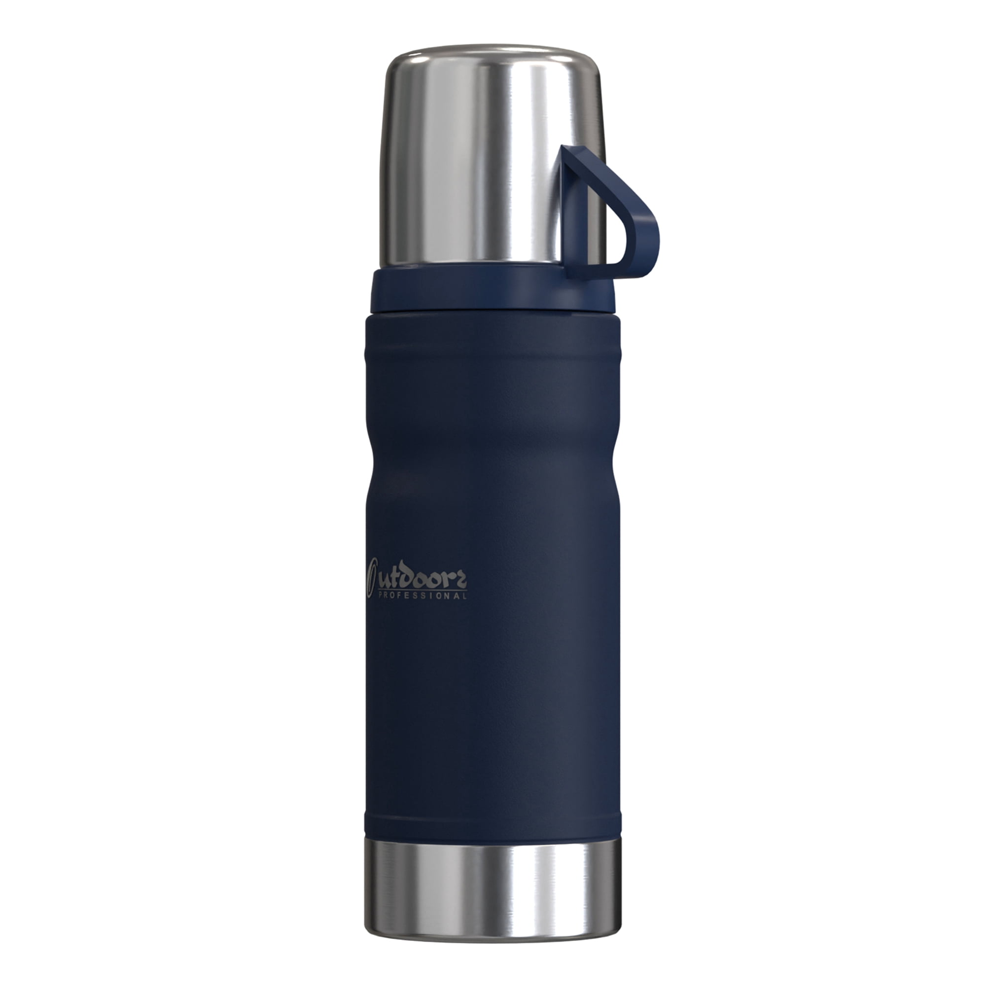 Outdoors Professional 25.3-Oz. (750 mL) Stainless Steel Termo Go Vacuum Bottle (Blue), OUTD9348