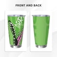 thumbnail image 3 of Vsdgher CROCODILE HEAD 20 Oz Stainless Steel Vacuum Insulated, Travel Mug Coffee Cup for Home, Office, Outdoor Works Great for Ice Drinks and Hot Beverage -Straw Three-piece Set, 3 of 8