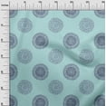 thumbnail image 3 of oneOone Cotton Poplin Twill Light Blue Fabric Florals Sewing Fabric By The Yard Printed Diy Clothing Sewing Supplies 56 Inch Wide, 3 of 4