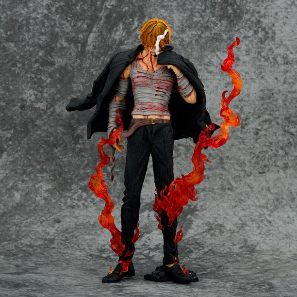 Anime One Piece Sanji Action Figures Toys 14cm Cute Bloodbath Sanji Statues Model Doll Collectible Ornaments Gifts For ChildrenSanjiNo Box He Qiyong unisex