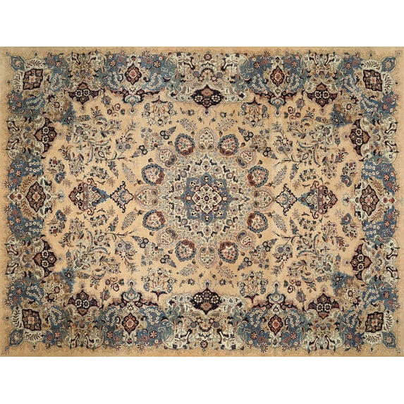 Ahgly Company Indoor Rectangle Traditional Coffee Brown Medallion Area Rugs, 8' x 10'