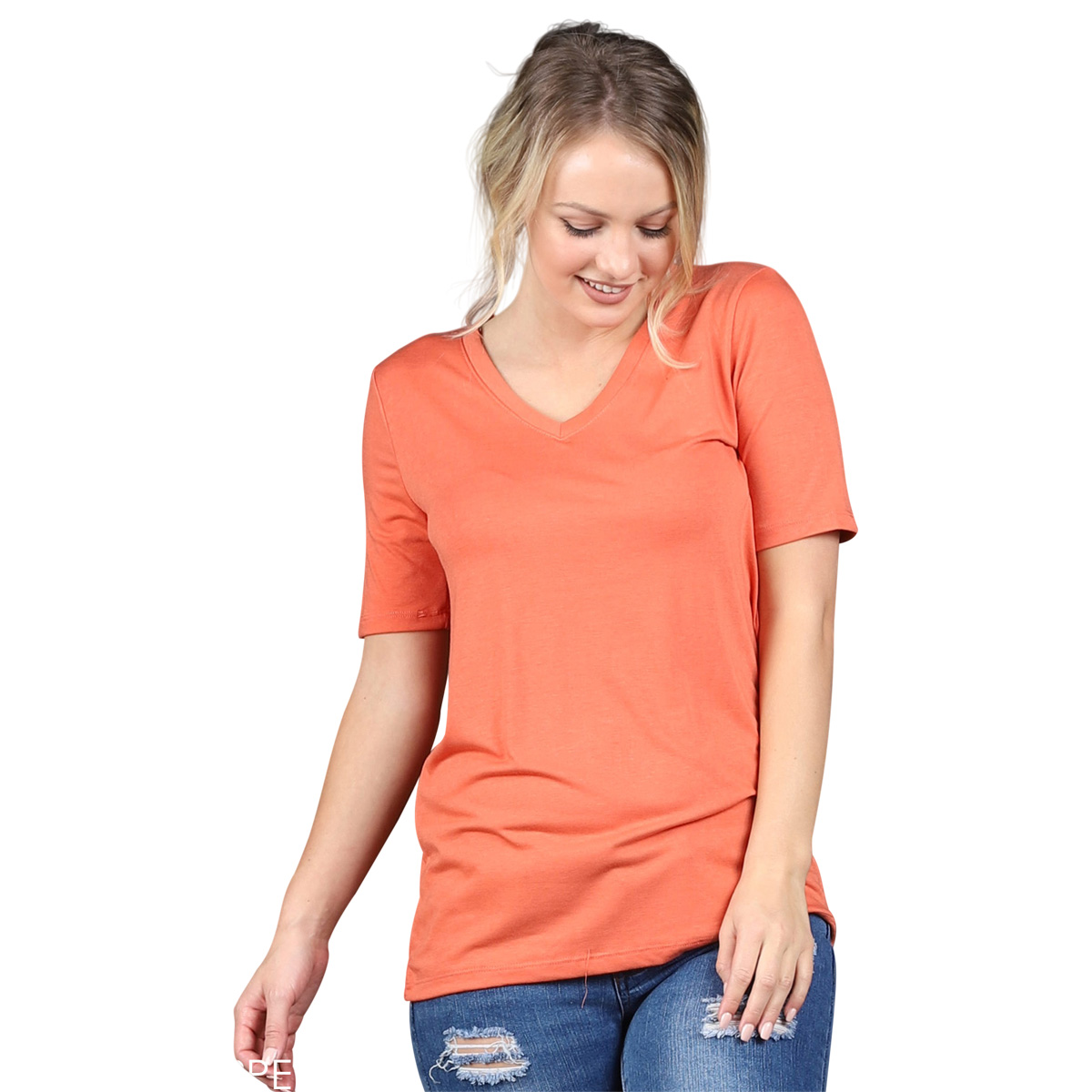 Zenana Outfitters Relaxed Fit VNeck